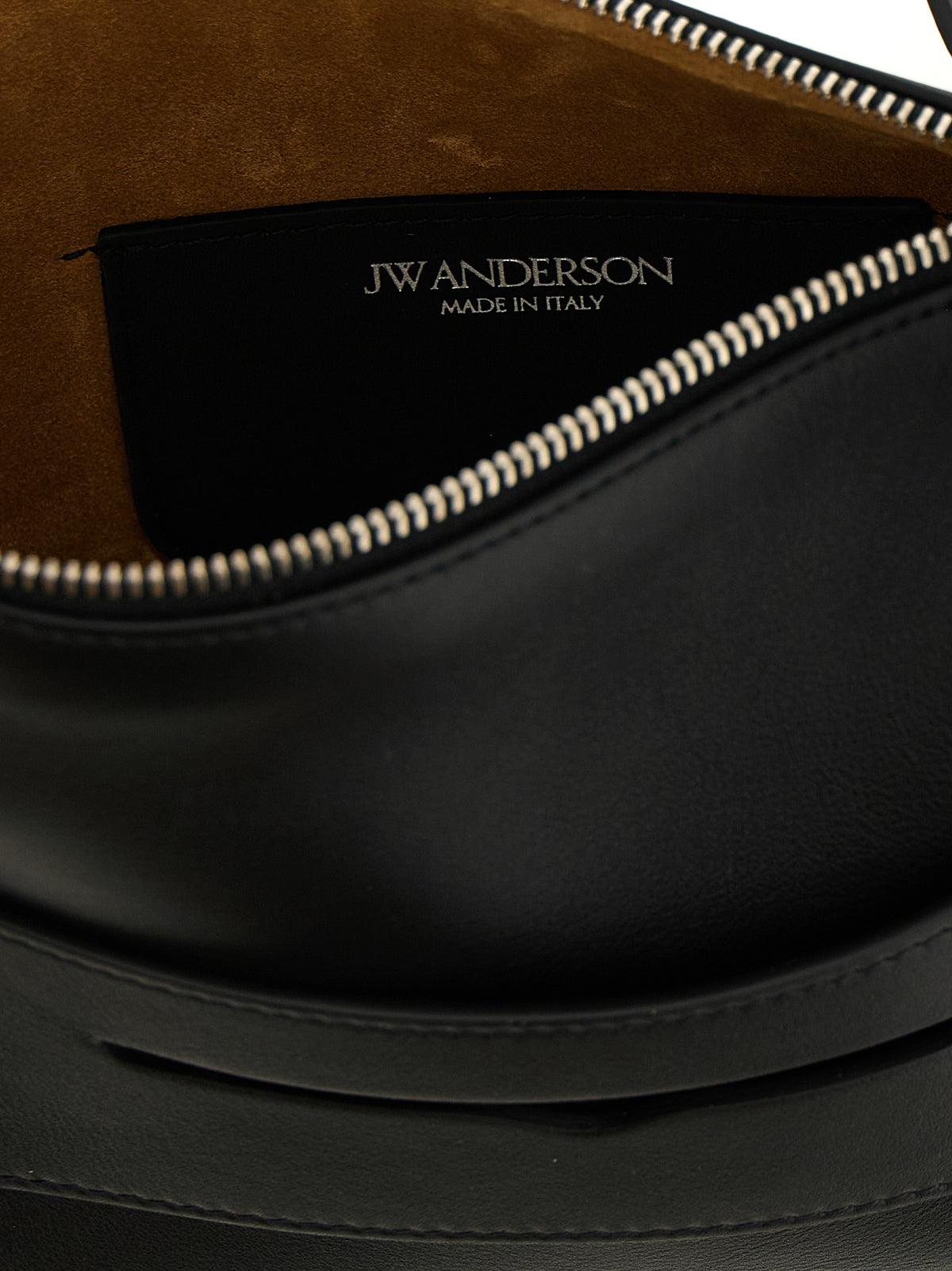 Black Calfskin Shoulder Bag