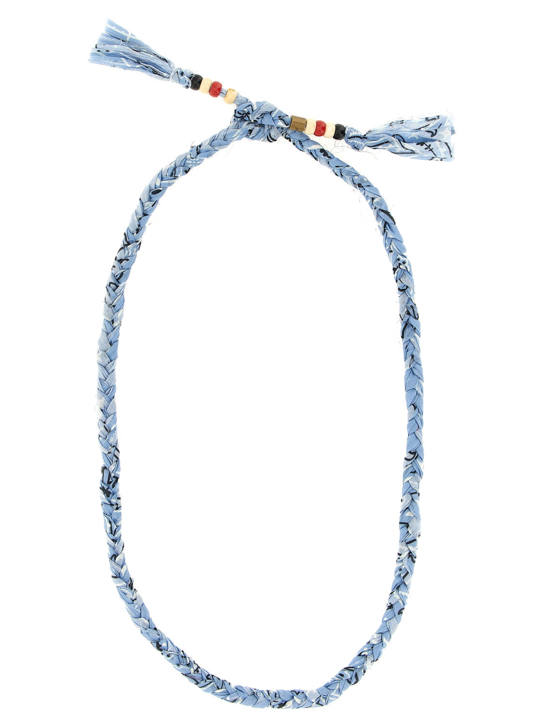 Blue Cotton Necklace