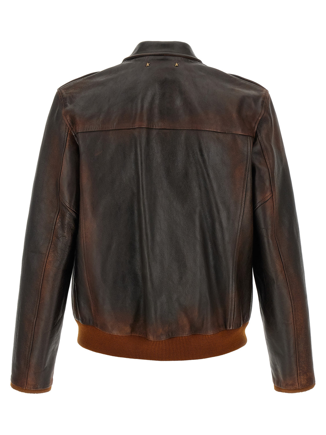Brown Cowhide Leather Jacket