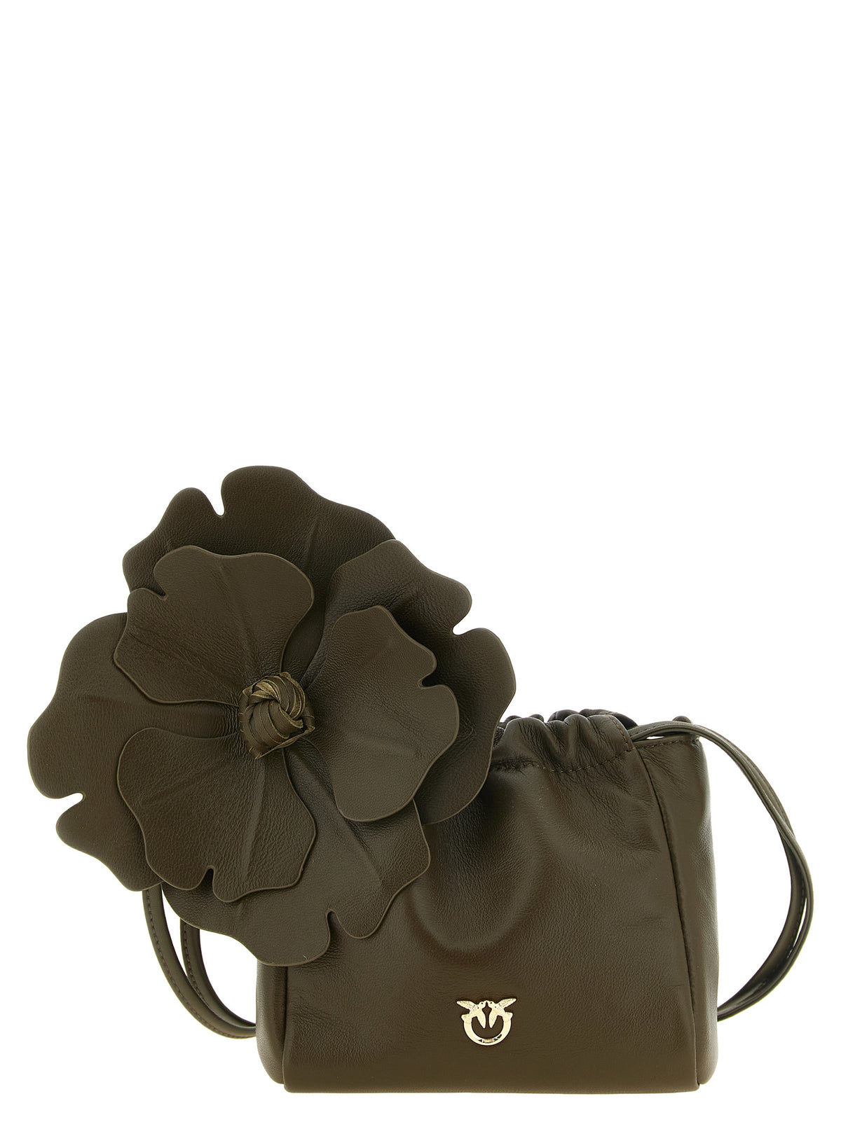 Bicolor Lambskin Clutch Bag