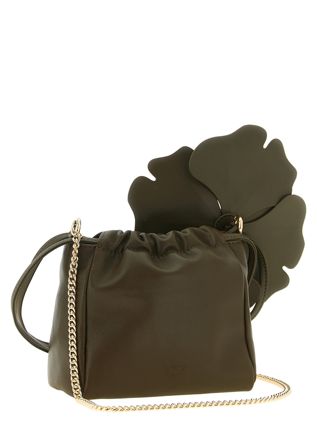 Bicolor Lambskin Clutch Bag