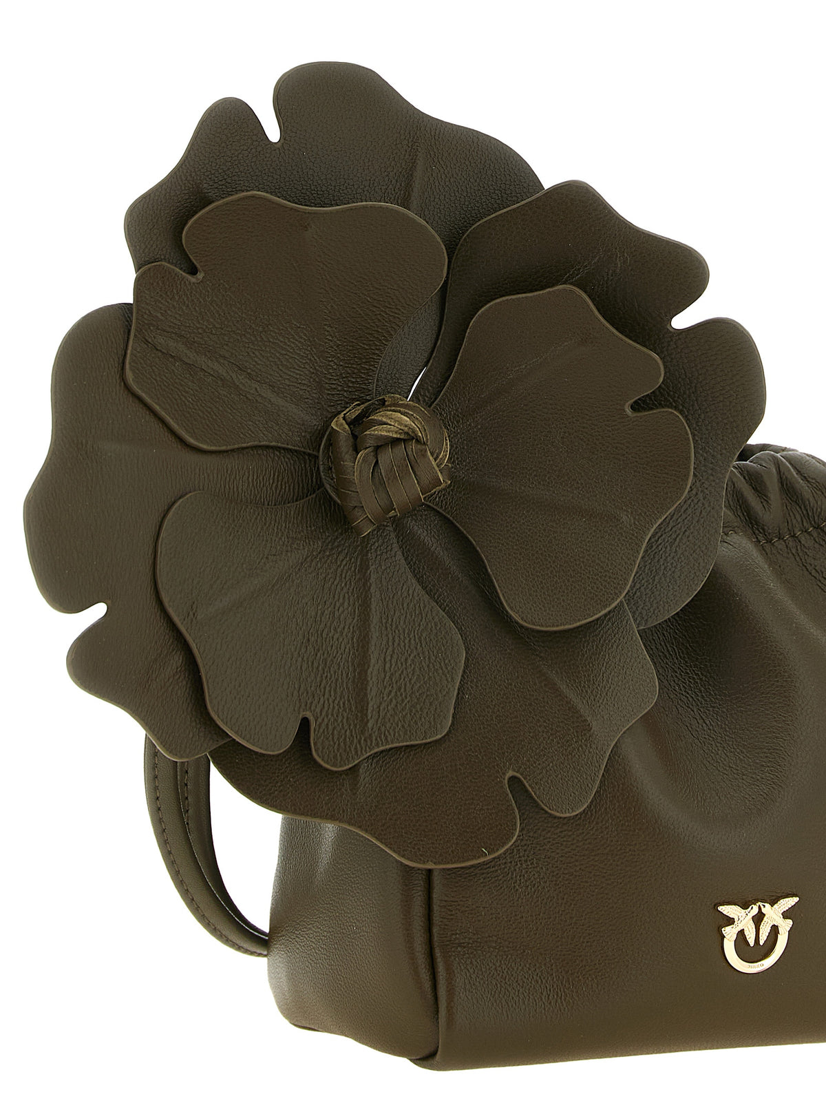 Bicolor Lambskin Clutch Bag