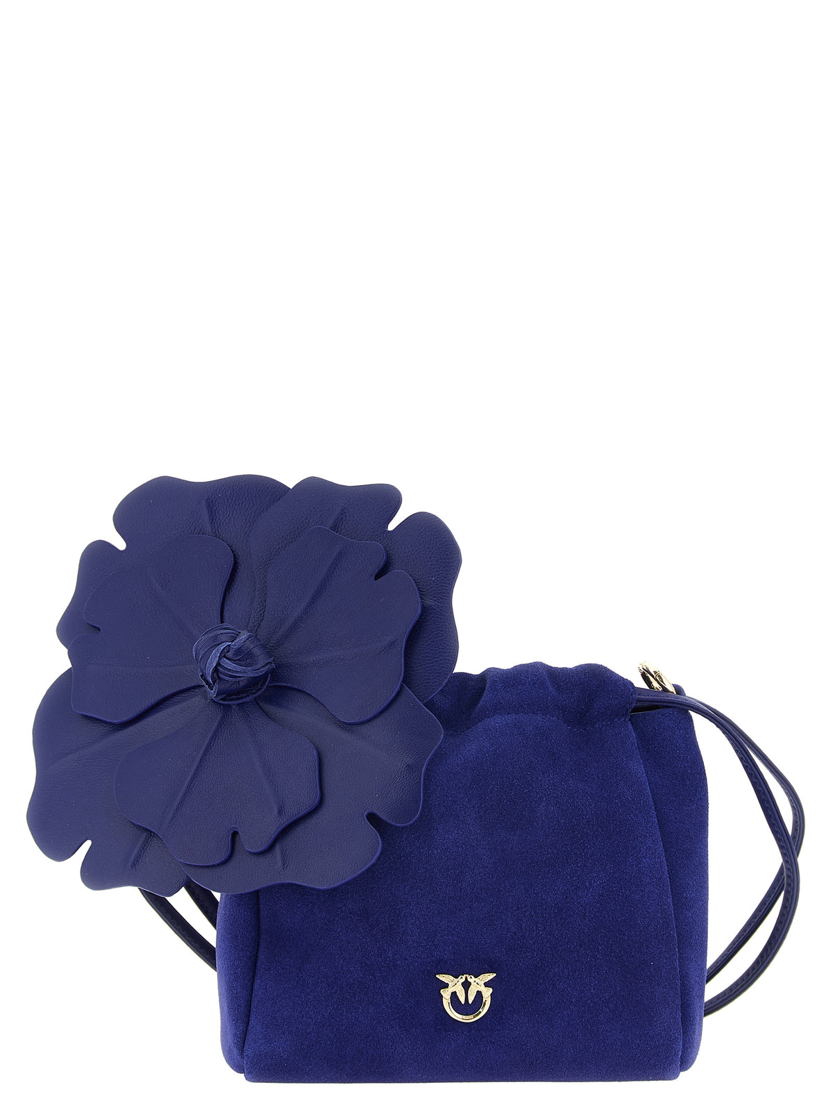 Blue Lambskin Clutch Bag
