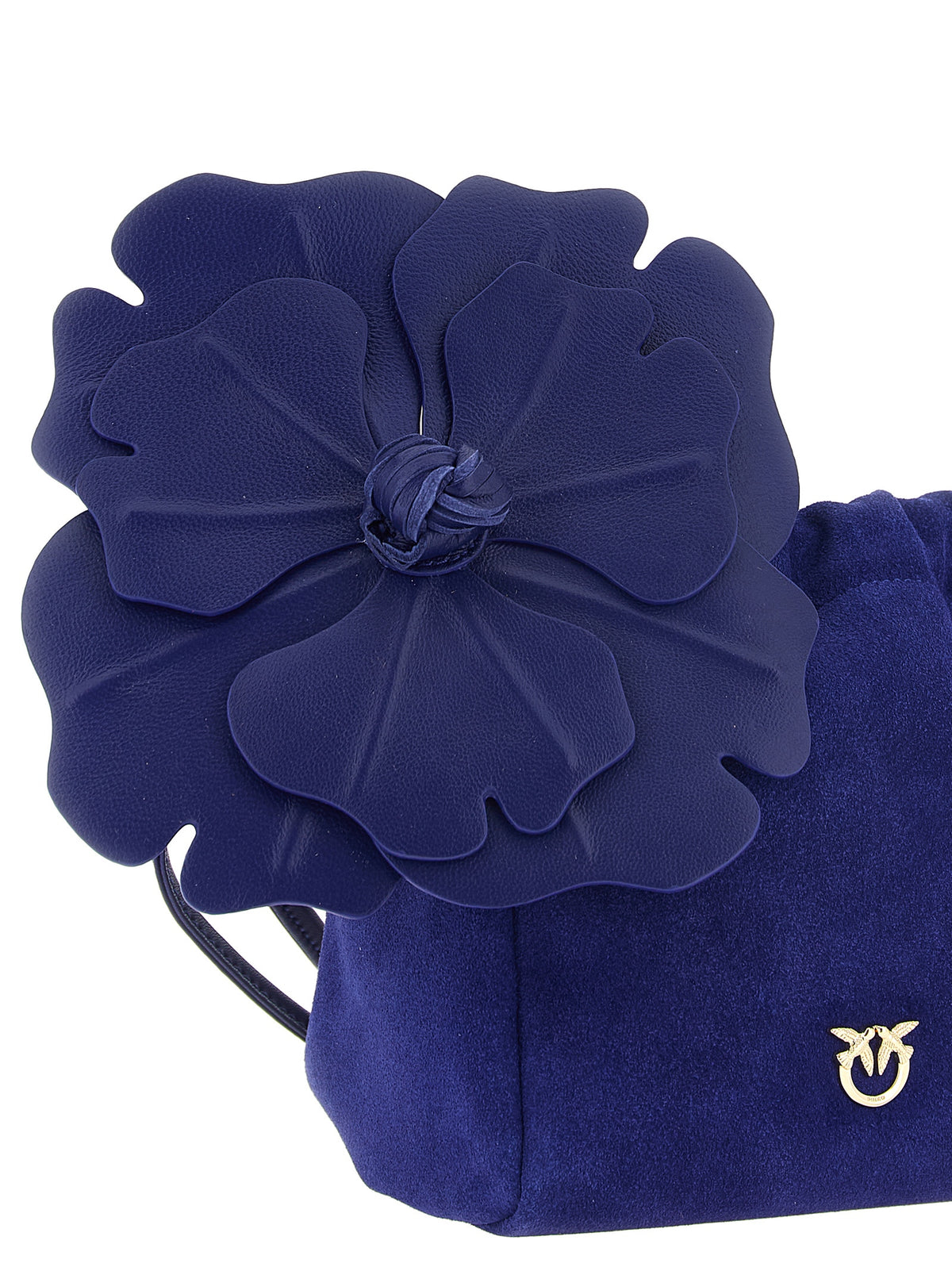 Blue Lambskin Clutch Bag