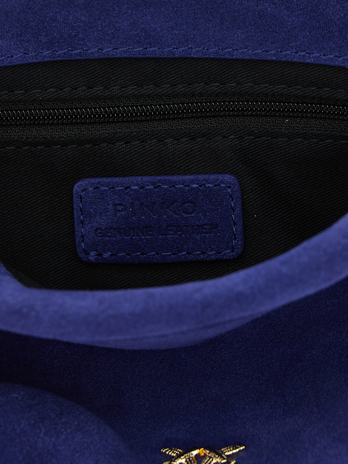 Blue Lambskin Clutch Bag