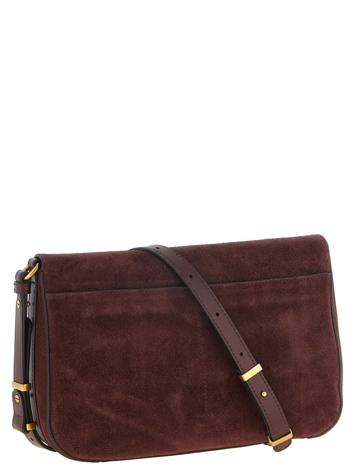 Bordeaux Calfskin Crossbody Bag