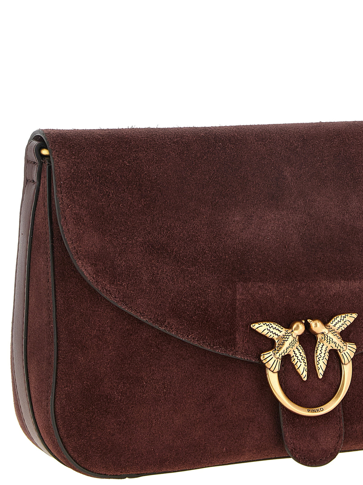 Bordeaux Calfskin Crossbody Bag