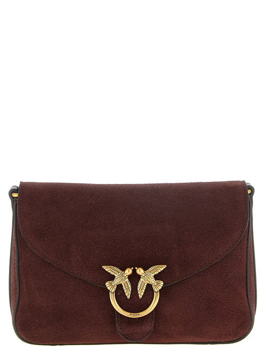 Bordeaux Calfskin Crossbody Bag
