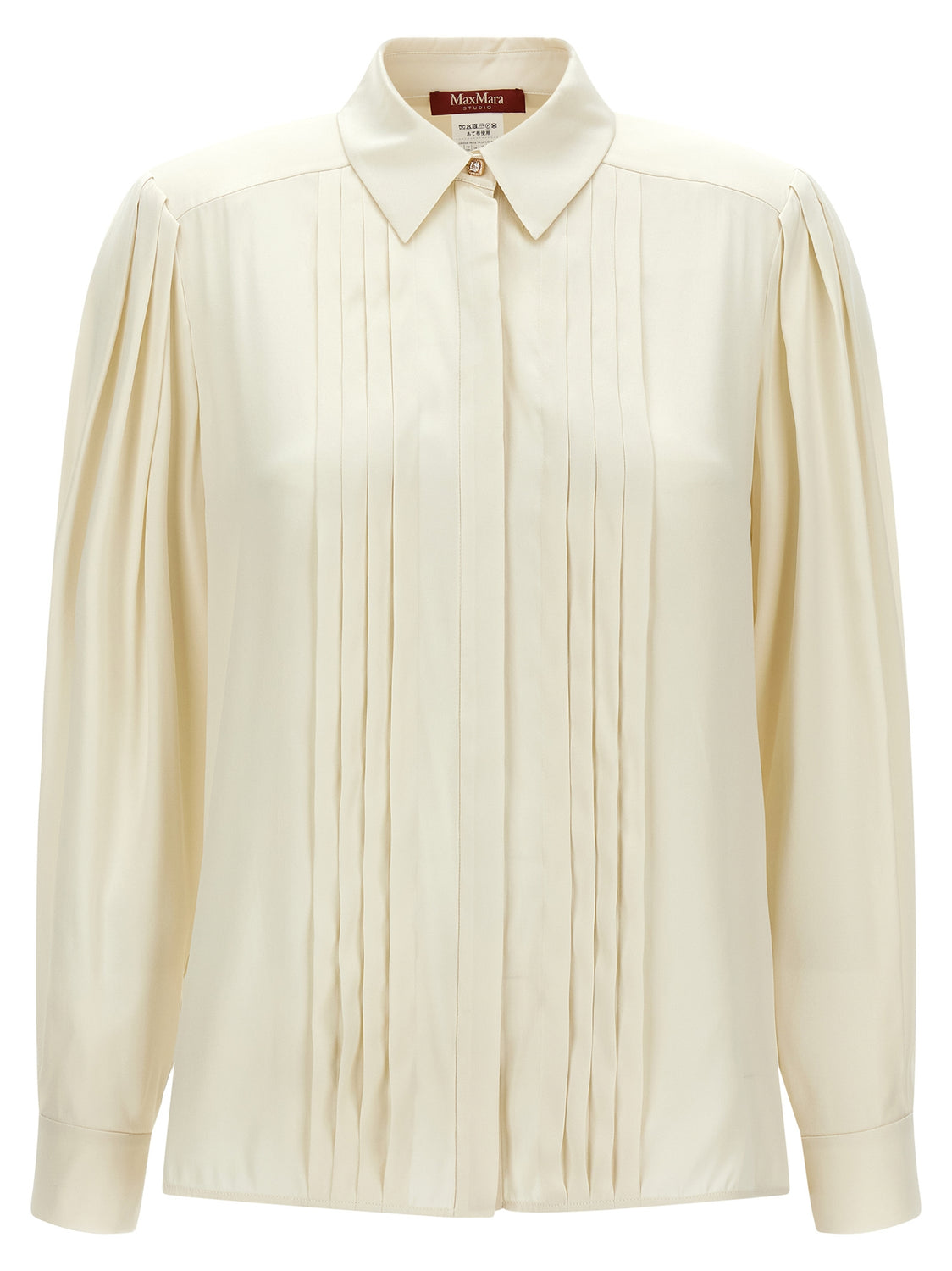 White Silk Blouse