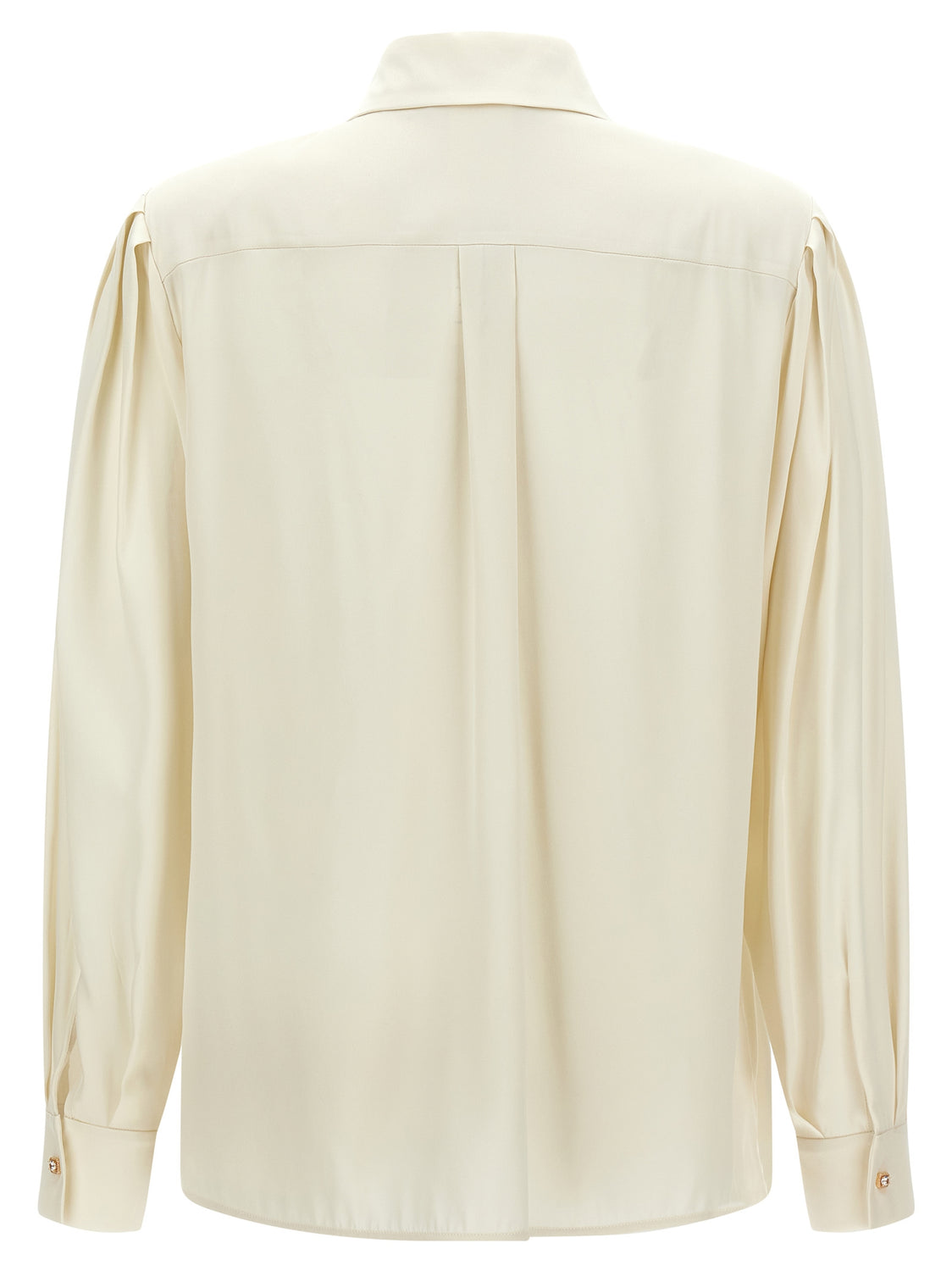 White Silk Blouse