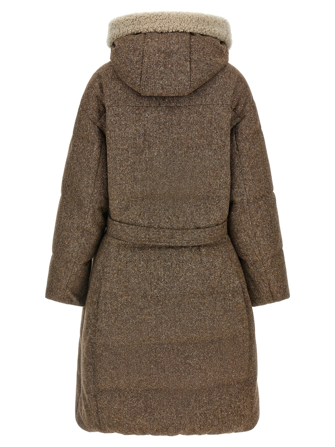 Brown Virgin Wool Coat