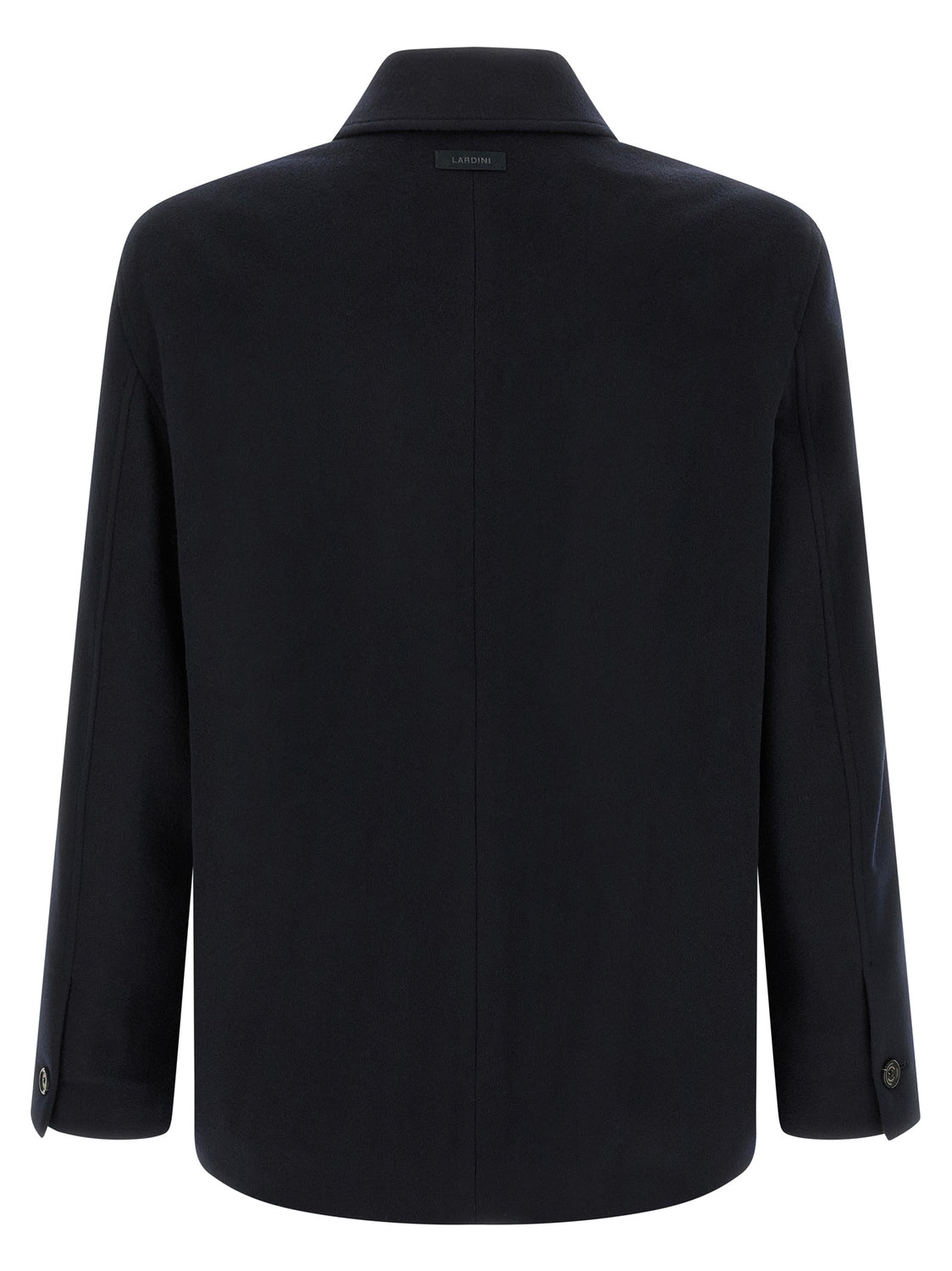 Blue Cashmere Full-Length Jacket