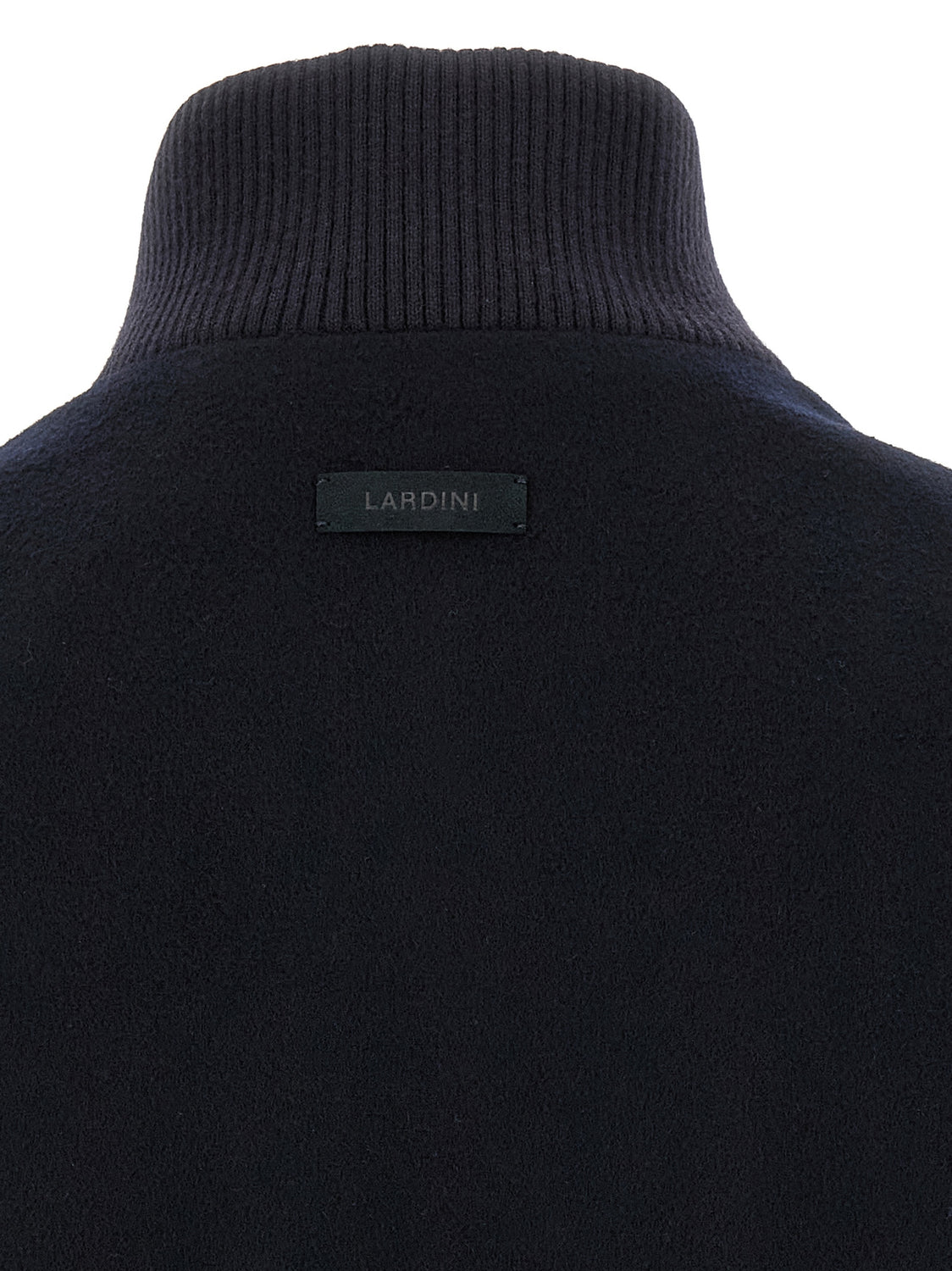 Blue Virgin Wool Full-Length Jacket