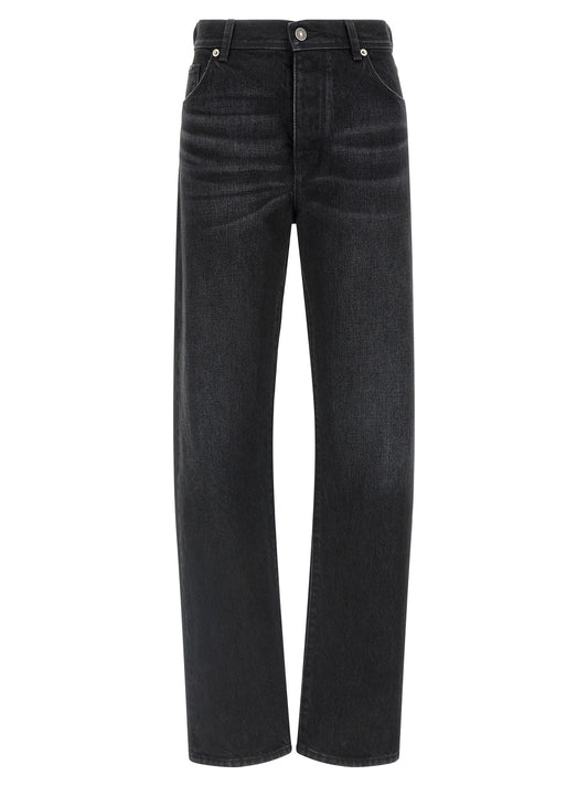 Black Cotton Jeans Denim