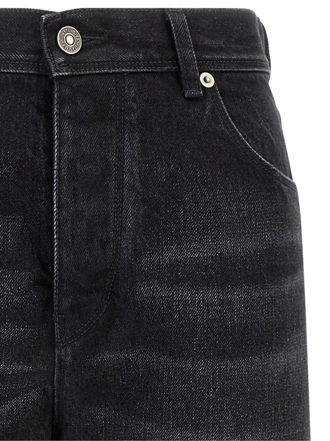 Black Cotton Jeans Denim
