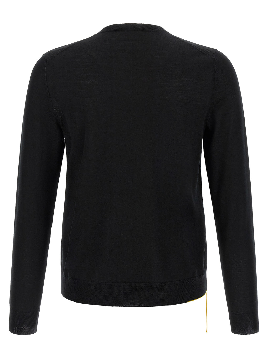 Black Virgin Wool Cardigan