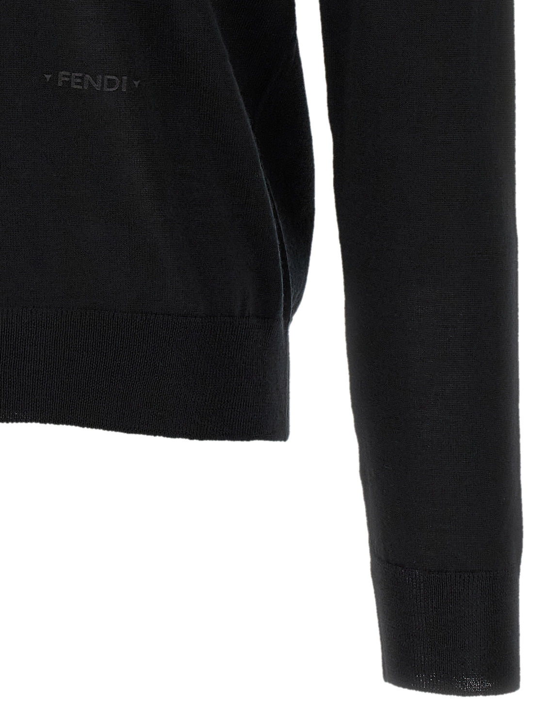 Black Virgin Wool Cardigan