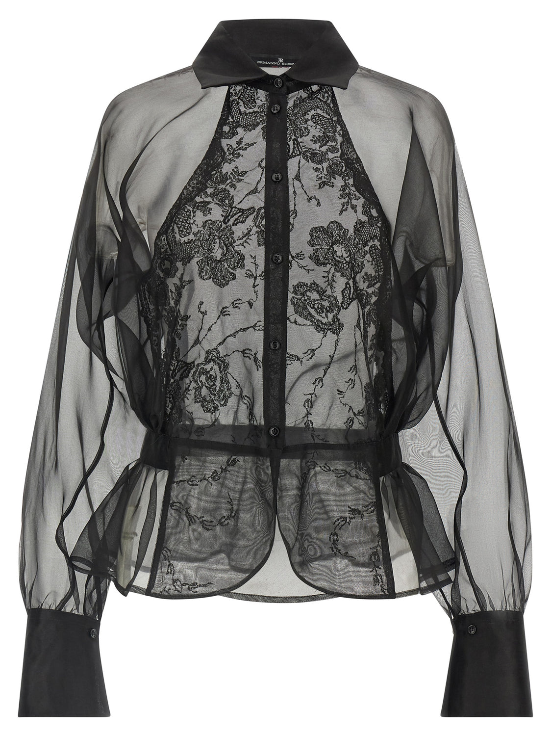 Black Silk Blouse