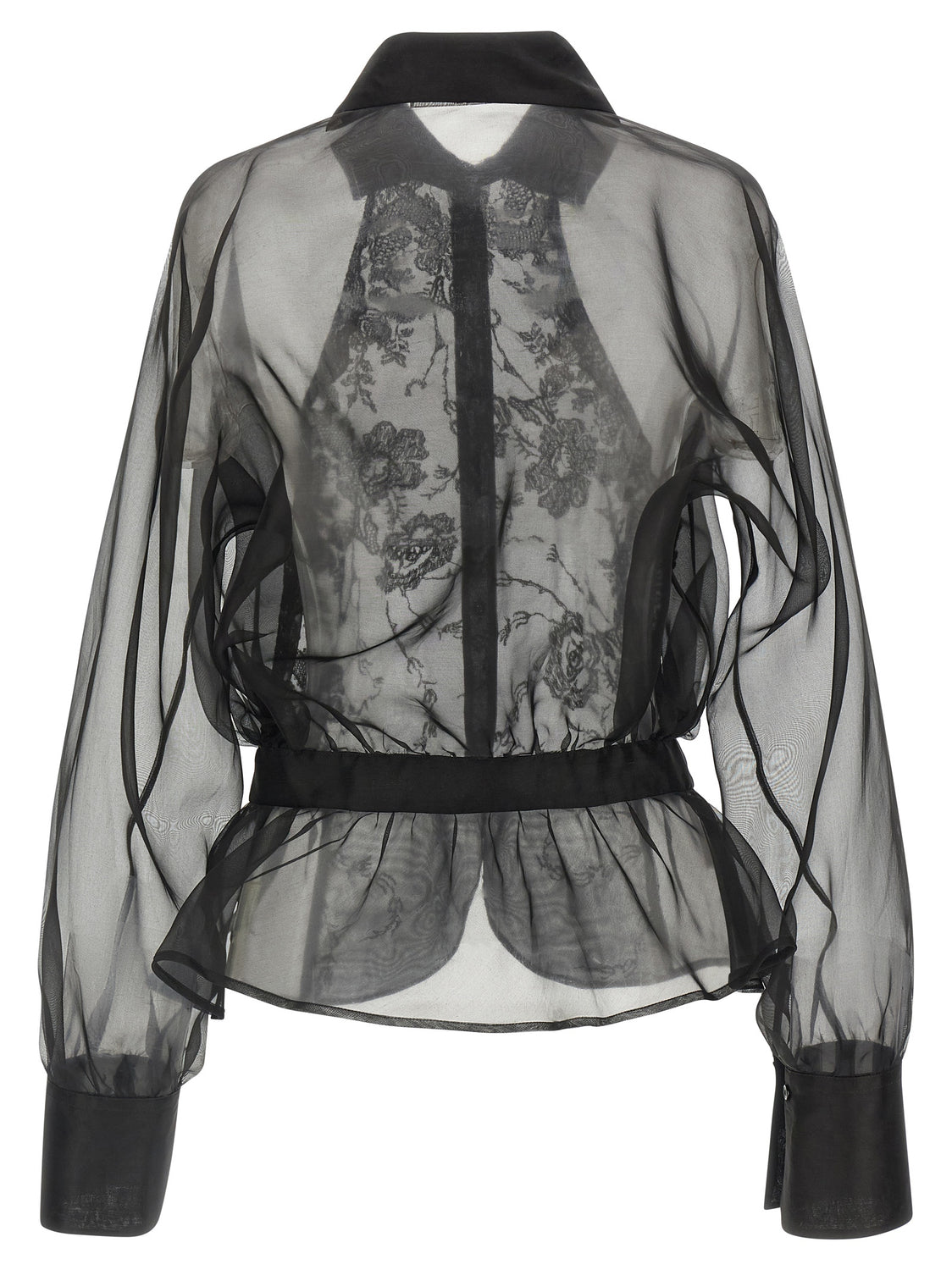 Black Silk Blouse