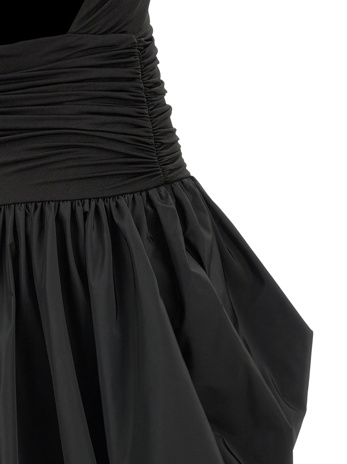 Black Polyester Long Dress