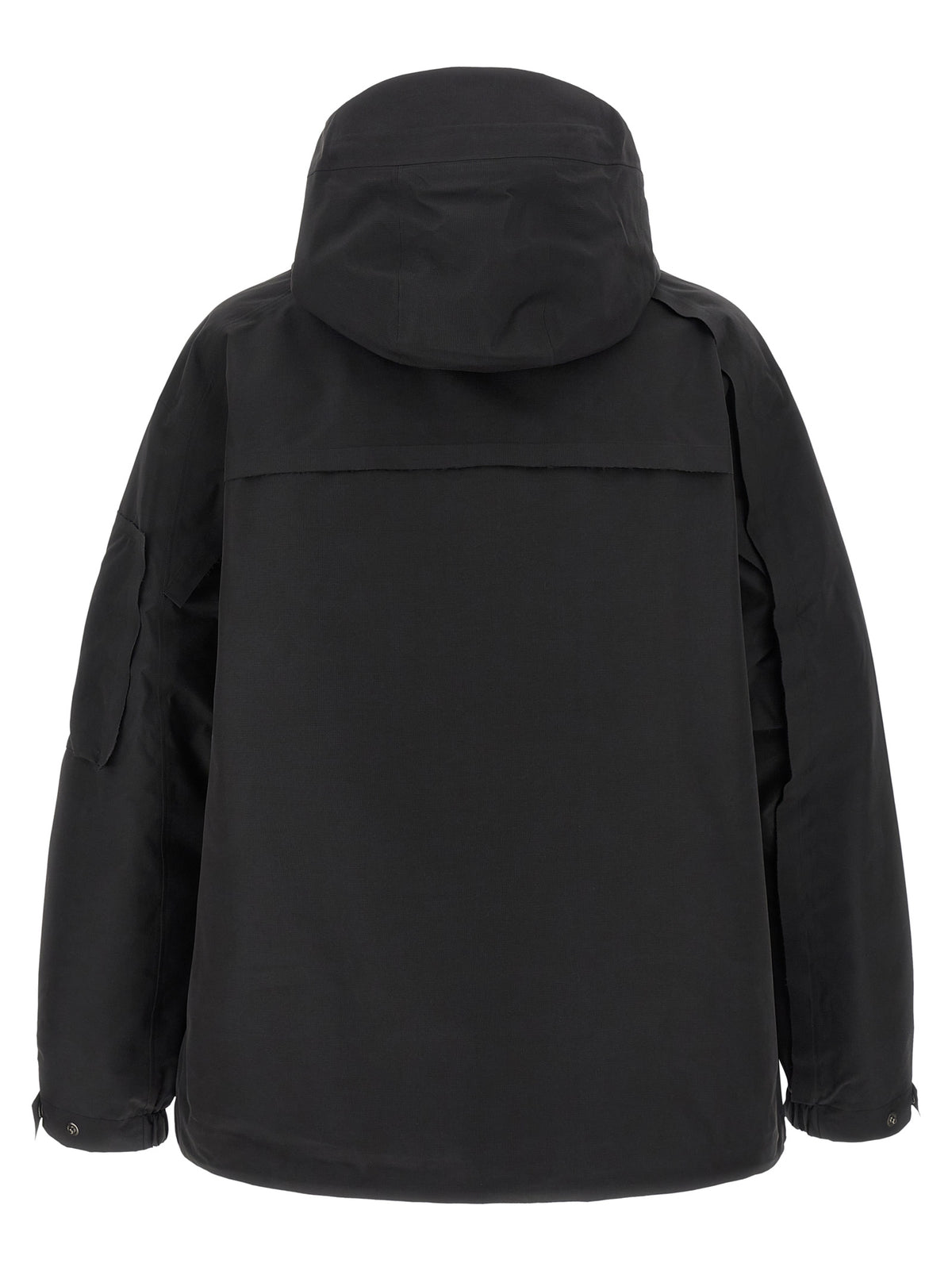 Black Recycled Polyester Shell Jacket