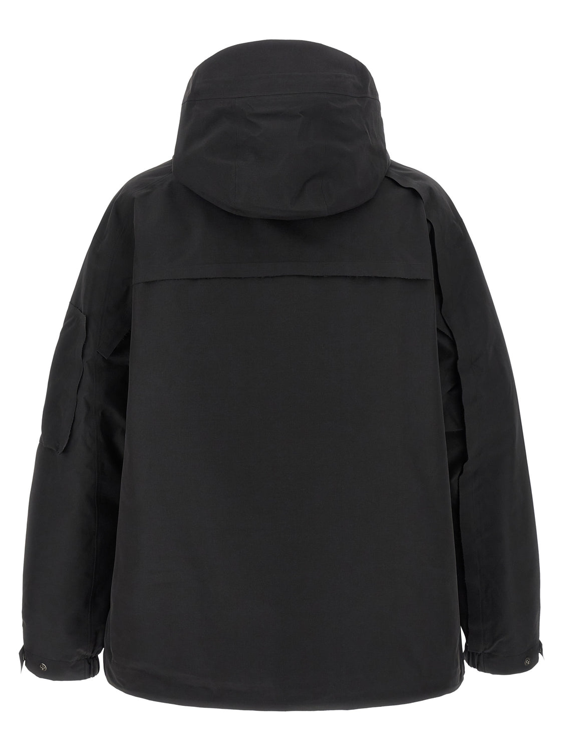 Black Recycled Polyester Shell Jacket