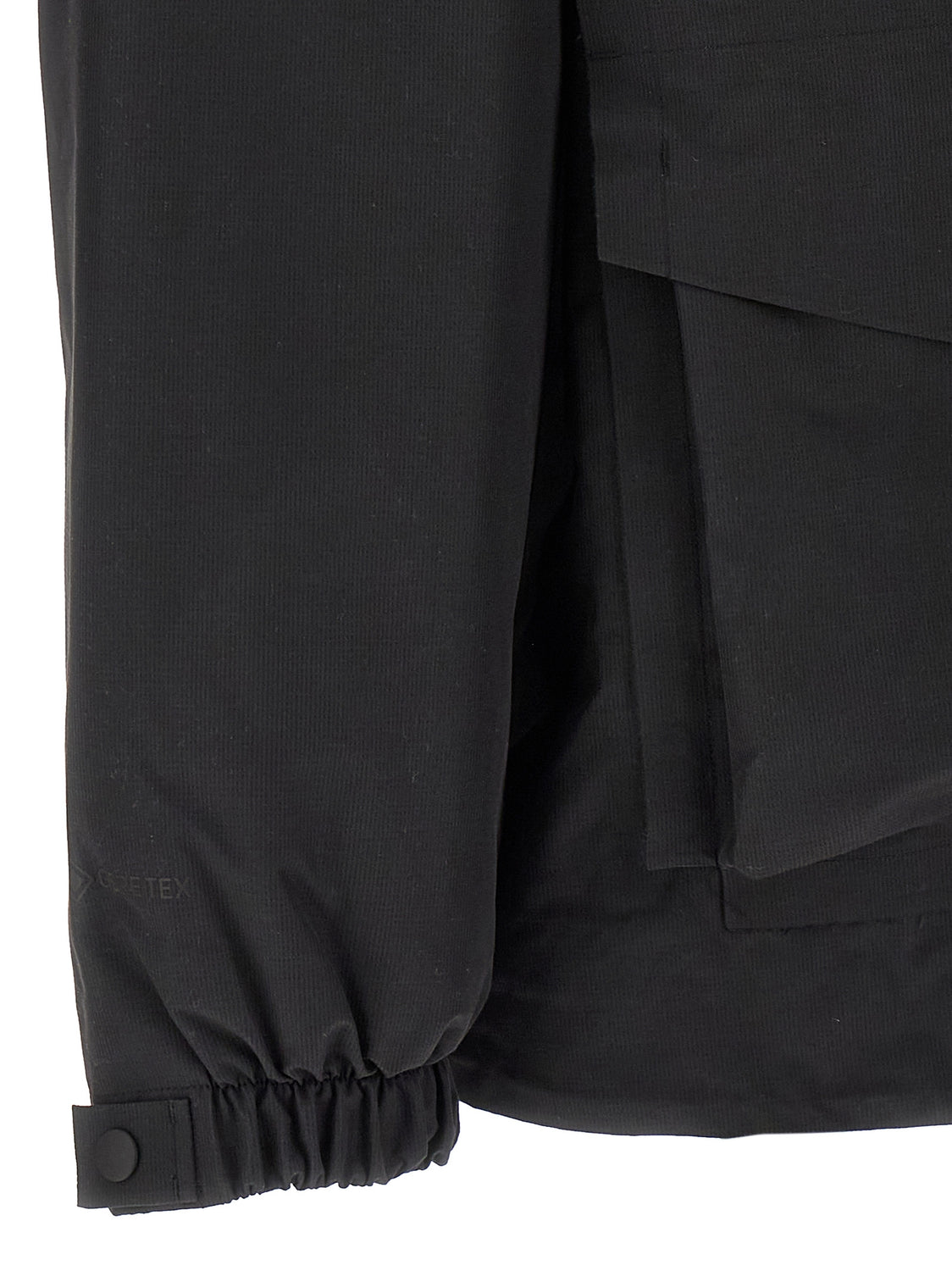 Black Recycled Polyester Shell Jacket