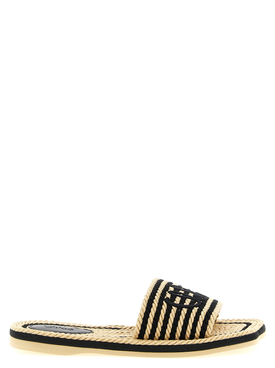 Multicolor Cotton Slides