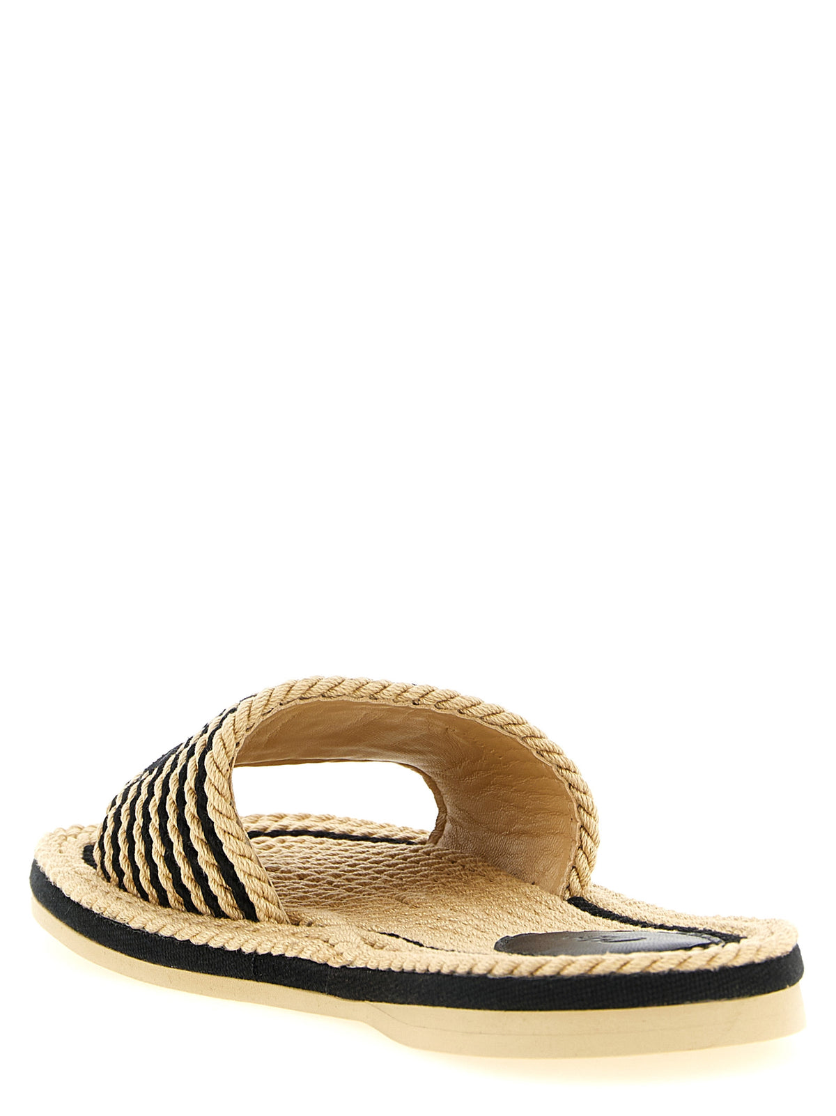 Multicolor Cotton Slides