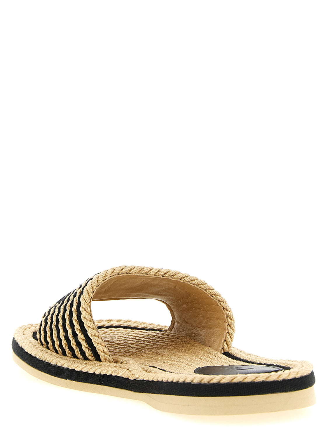 Multicolor Cotton Slides