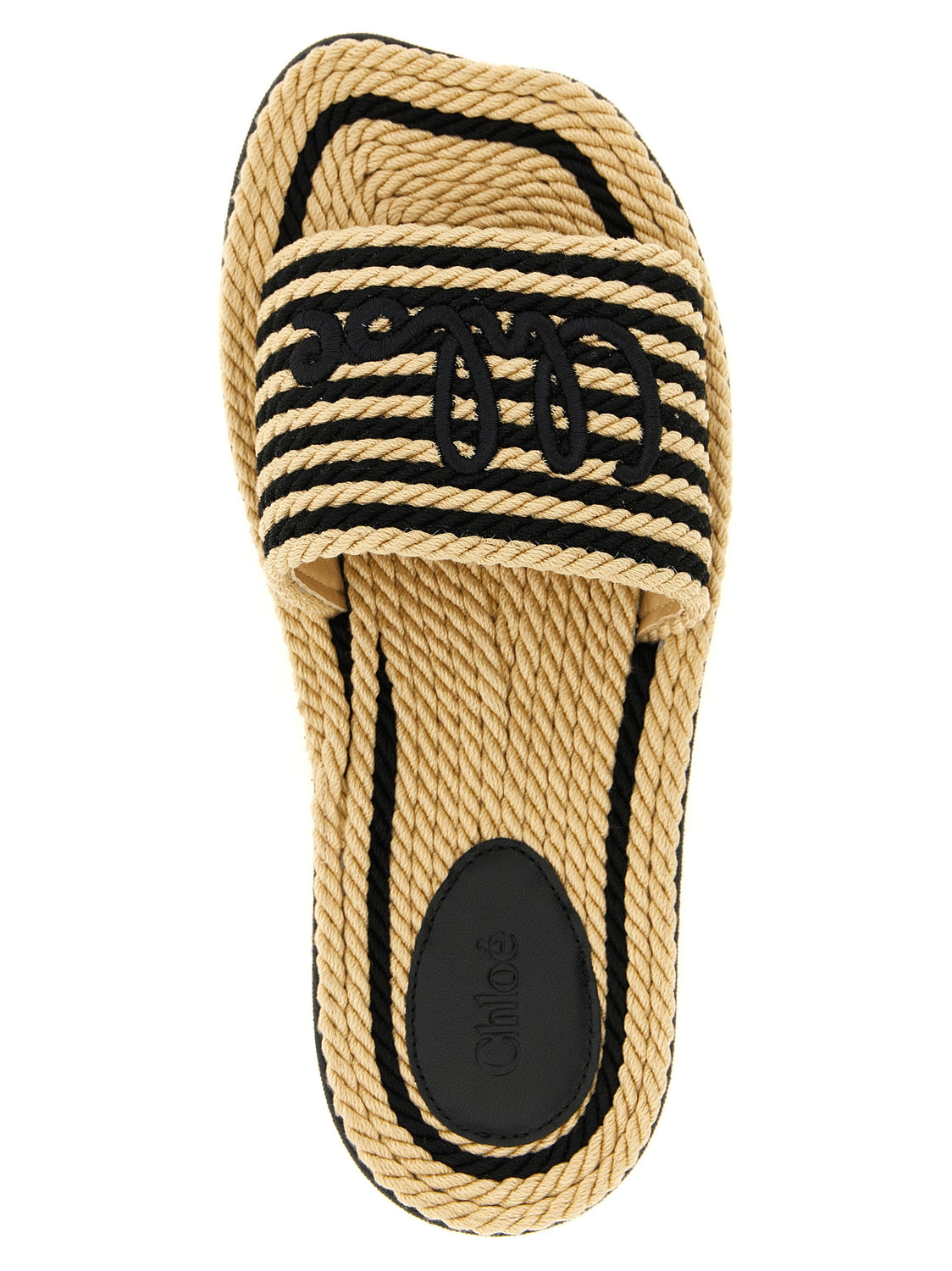 Multicolor Cotton Slides