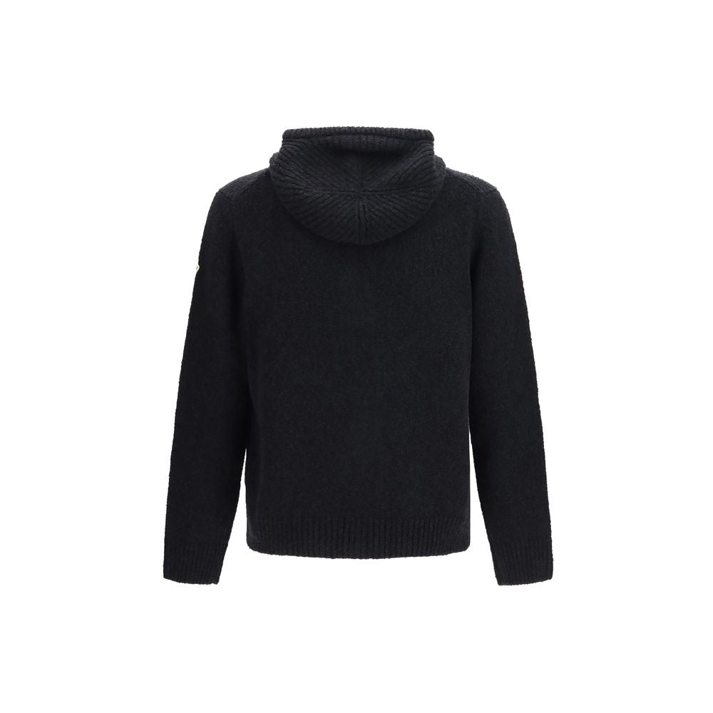 Black Wool Oves Aries Hoodie