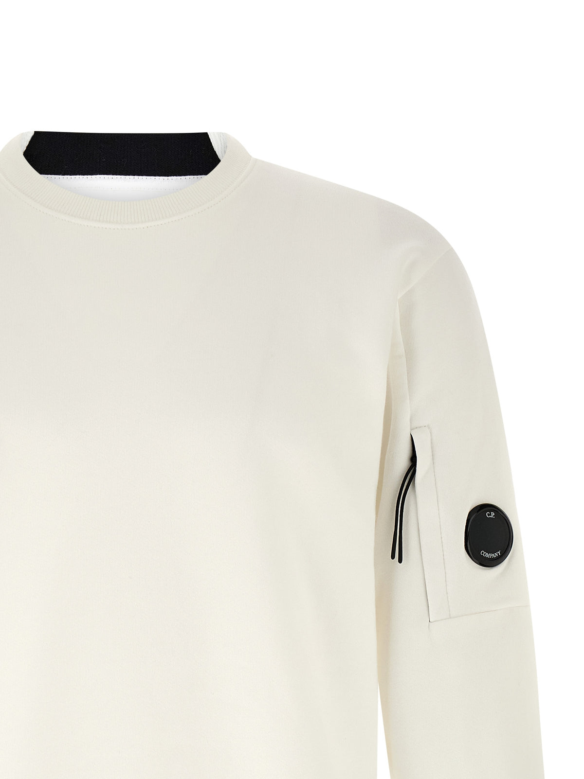 White Cotton Sweatshirt