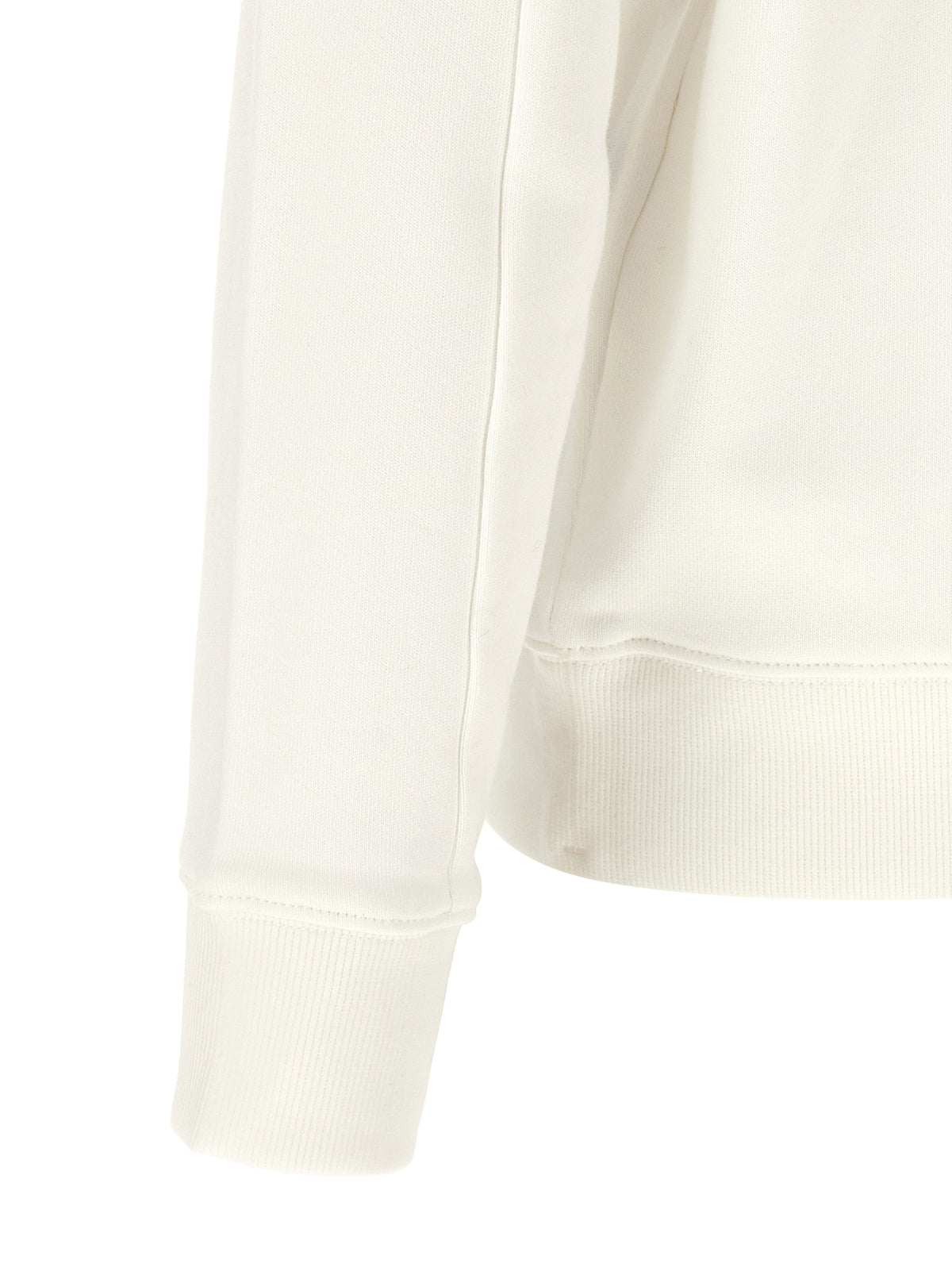White Cotton Sweatshirt