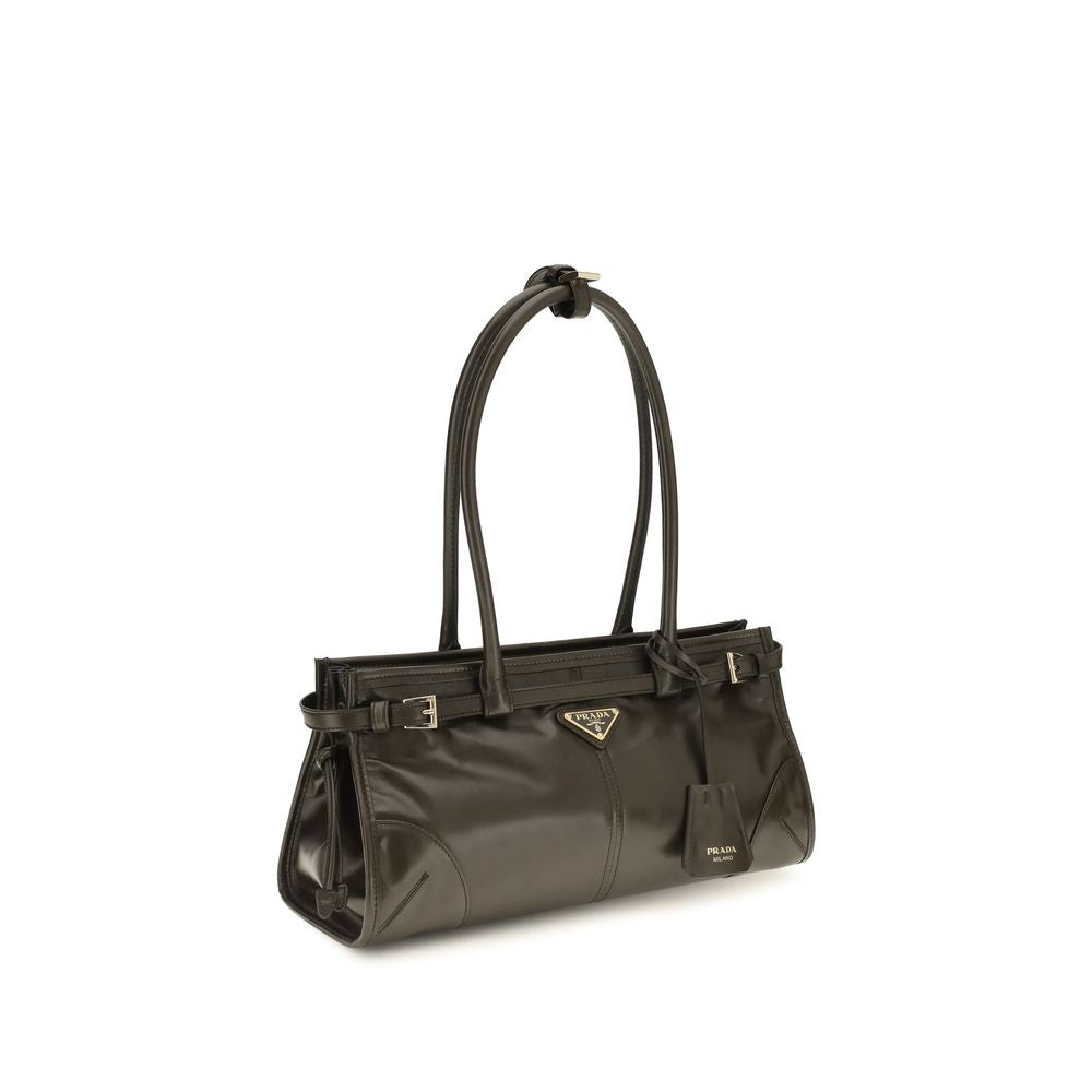 Black Calf Leather Bos Taurus Handbag