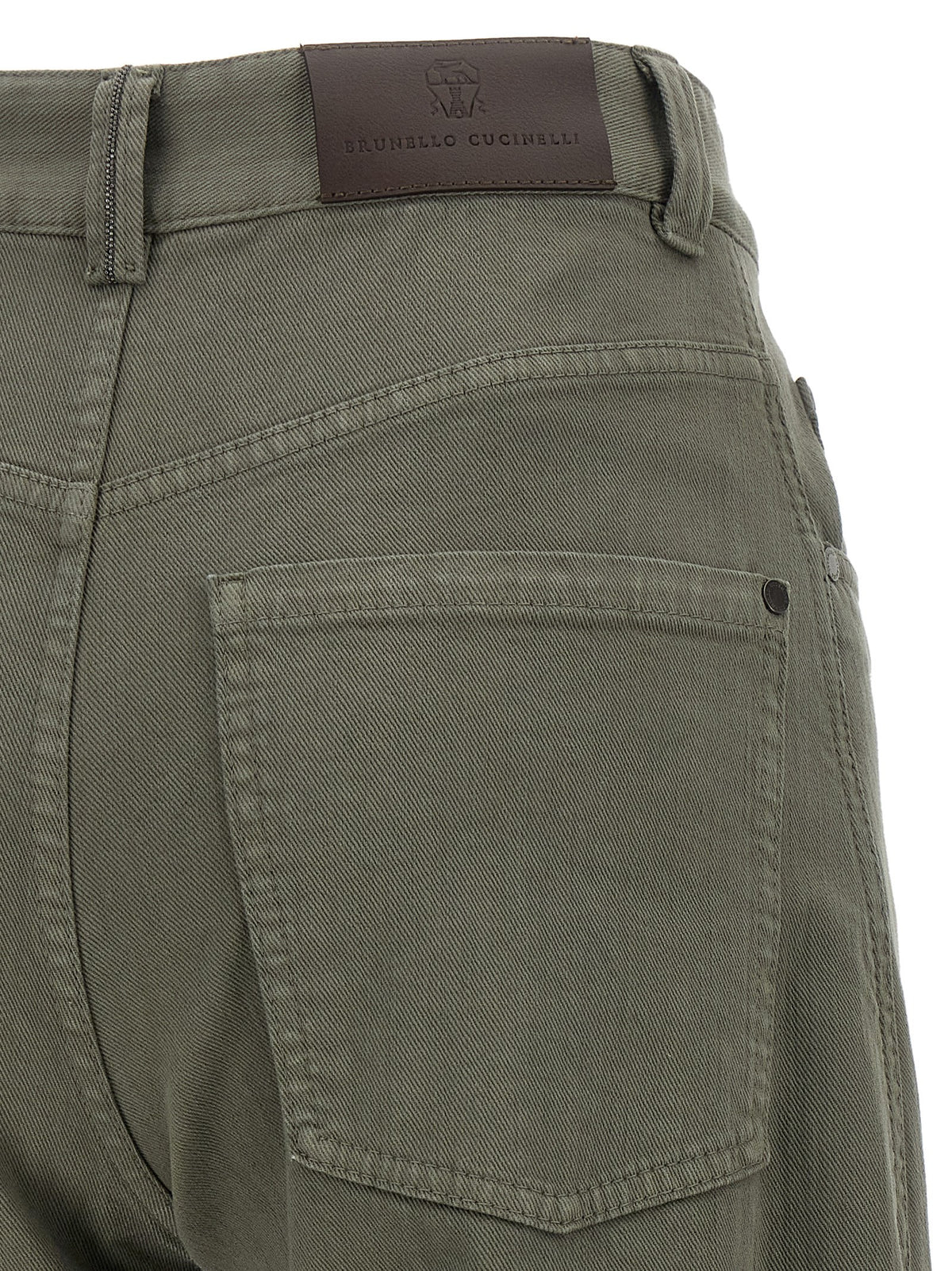 Bicolor Cotton Jeans Denim