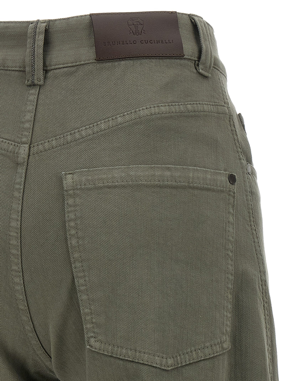 Bicolor Cotton Jeans Denim