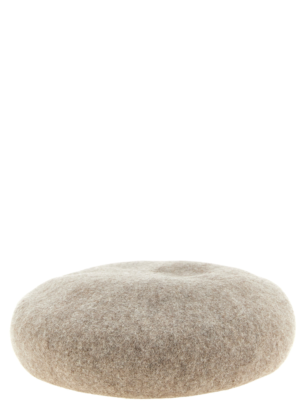 Beige Wool Beanie