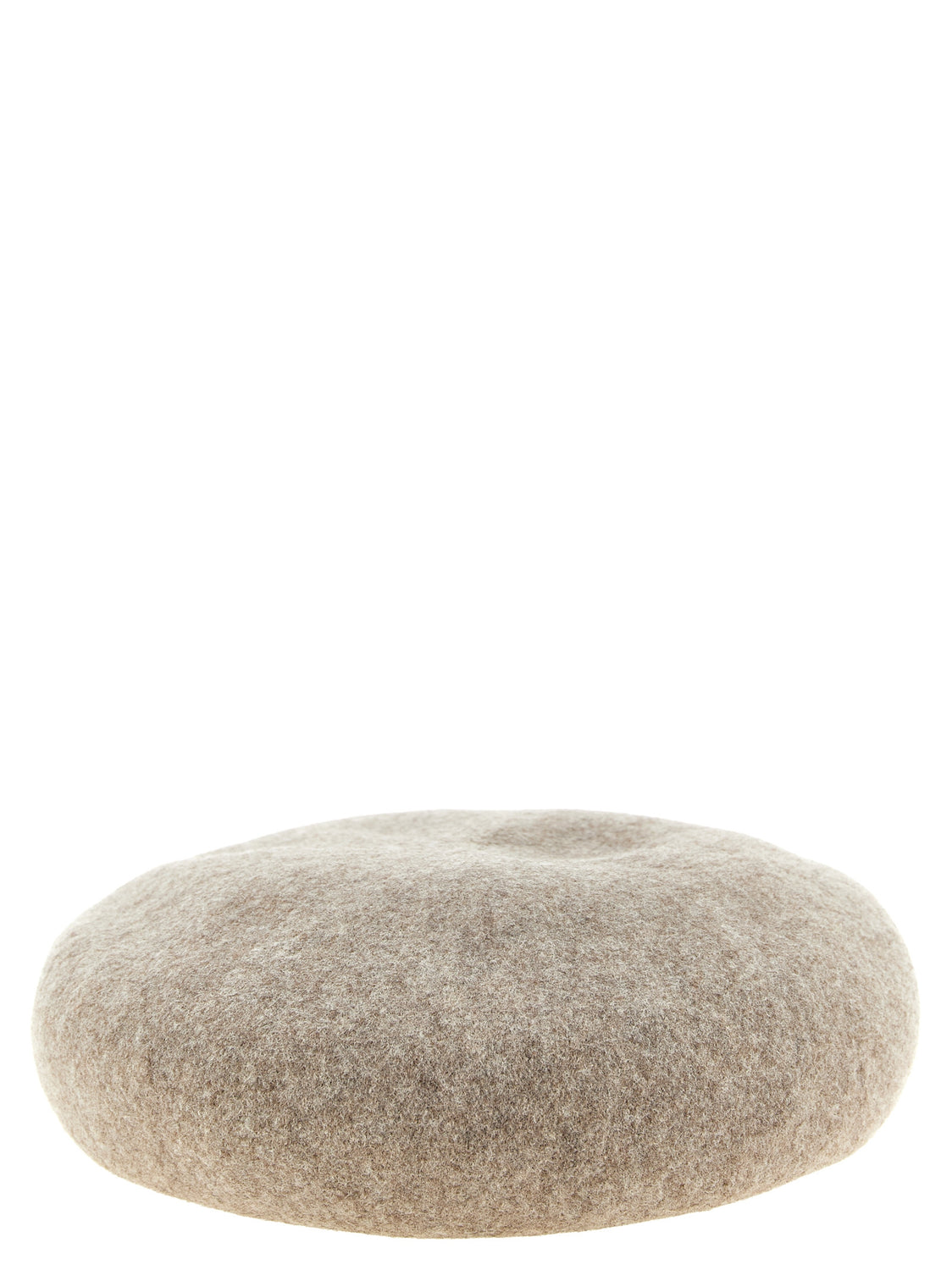 Beige Wool Beanie