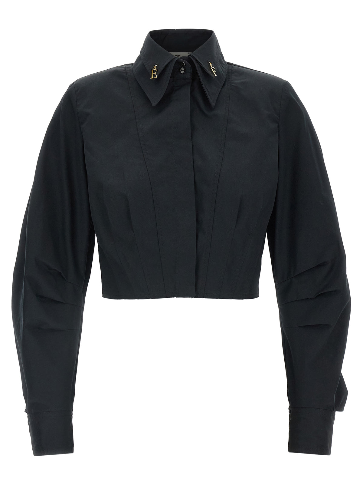 Black Cotton Blouse