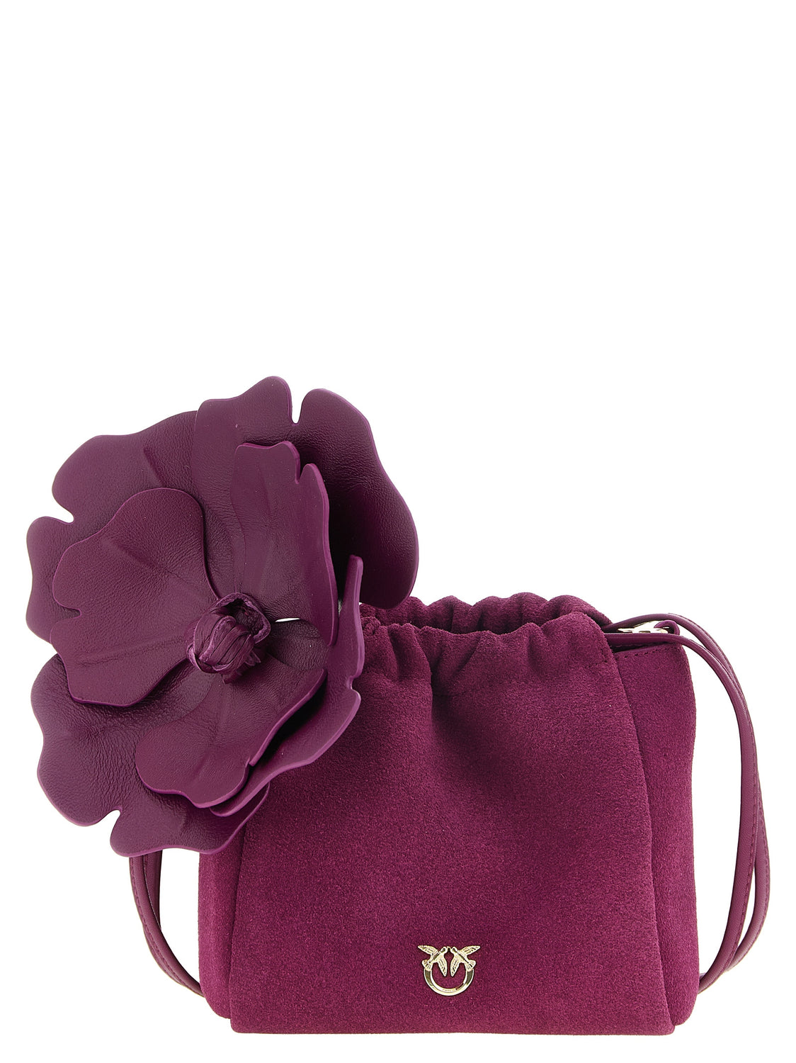 Purple Lambskin Clutch Bag