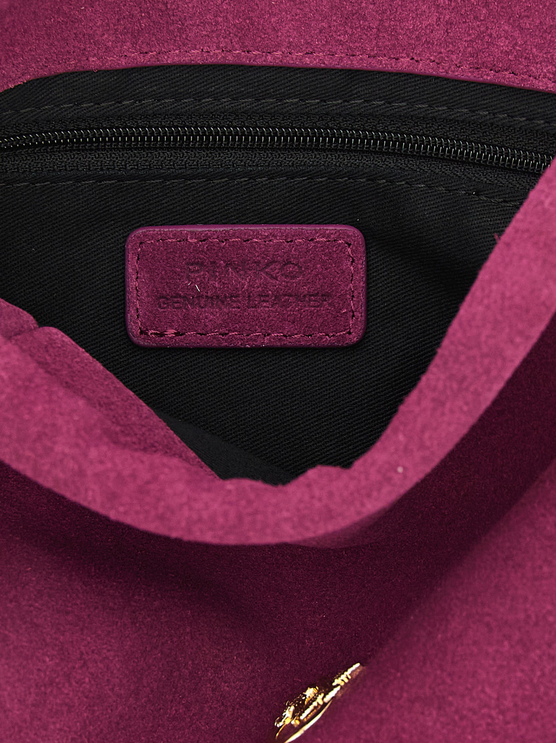 Purple Lambskin Clutch Bag