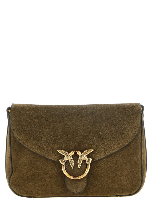 Bicolor Calfskin Crossbody Bag