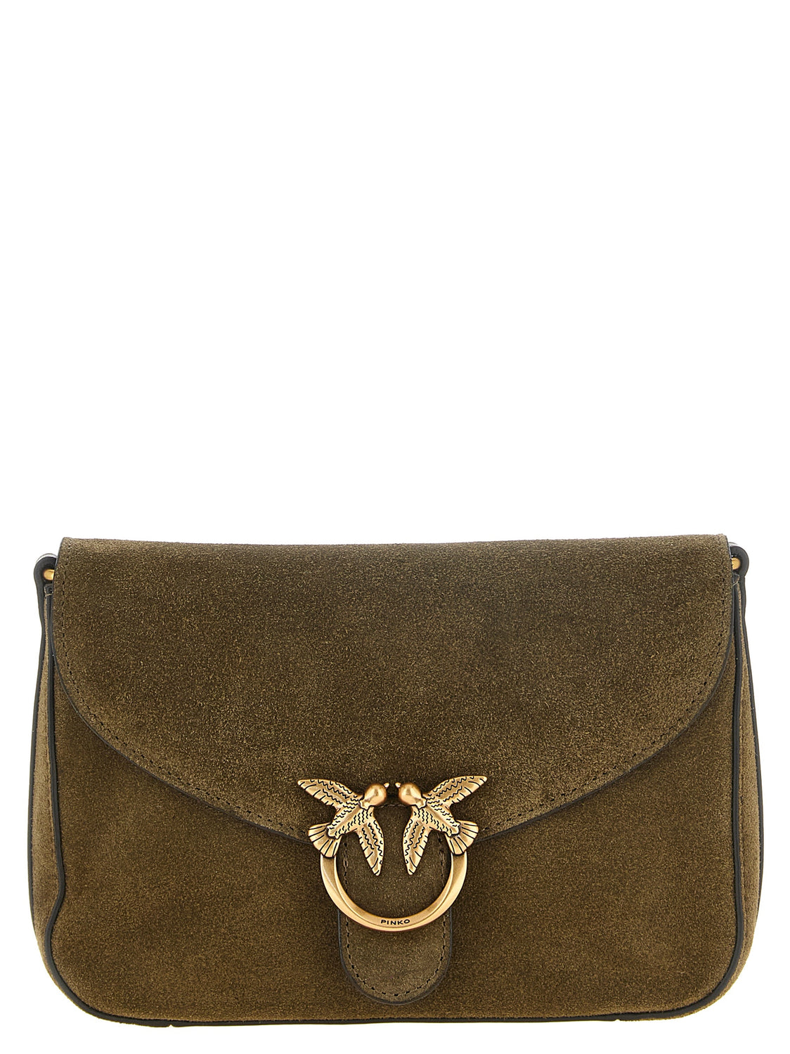 Bicolor Calfskin Crossbody Bag