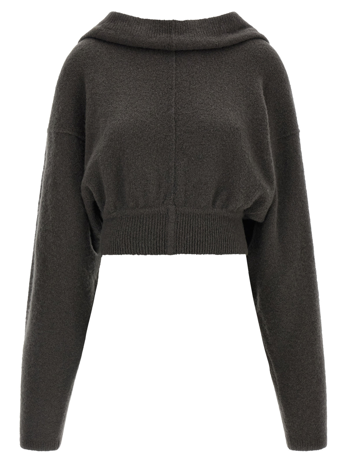Gray Cashmere Hoodie