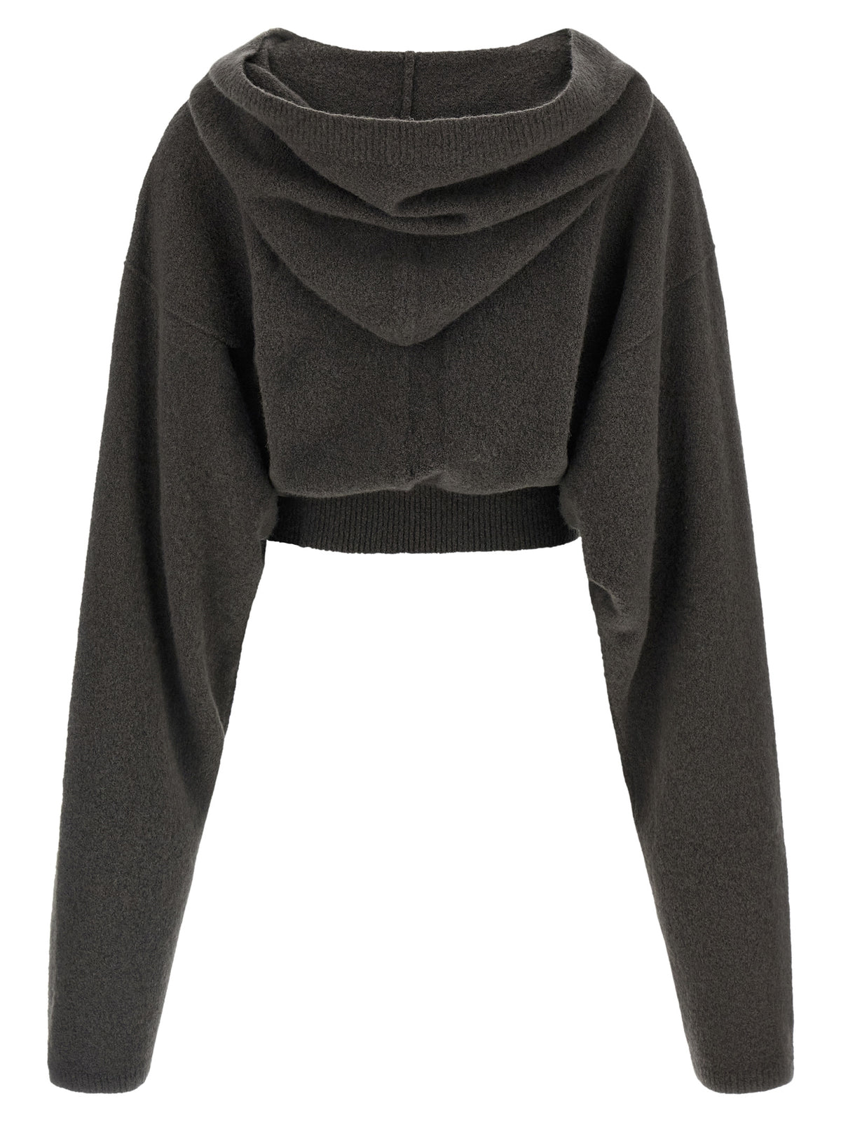 Gray Cashmere Hoodie