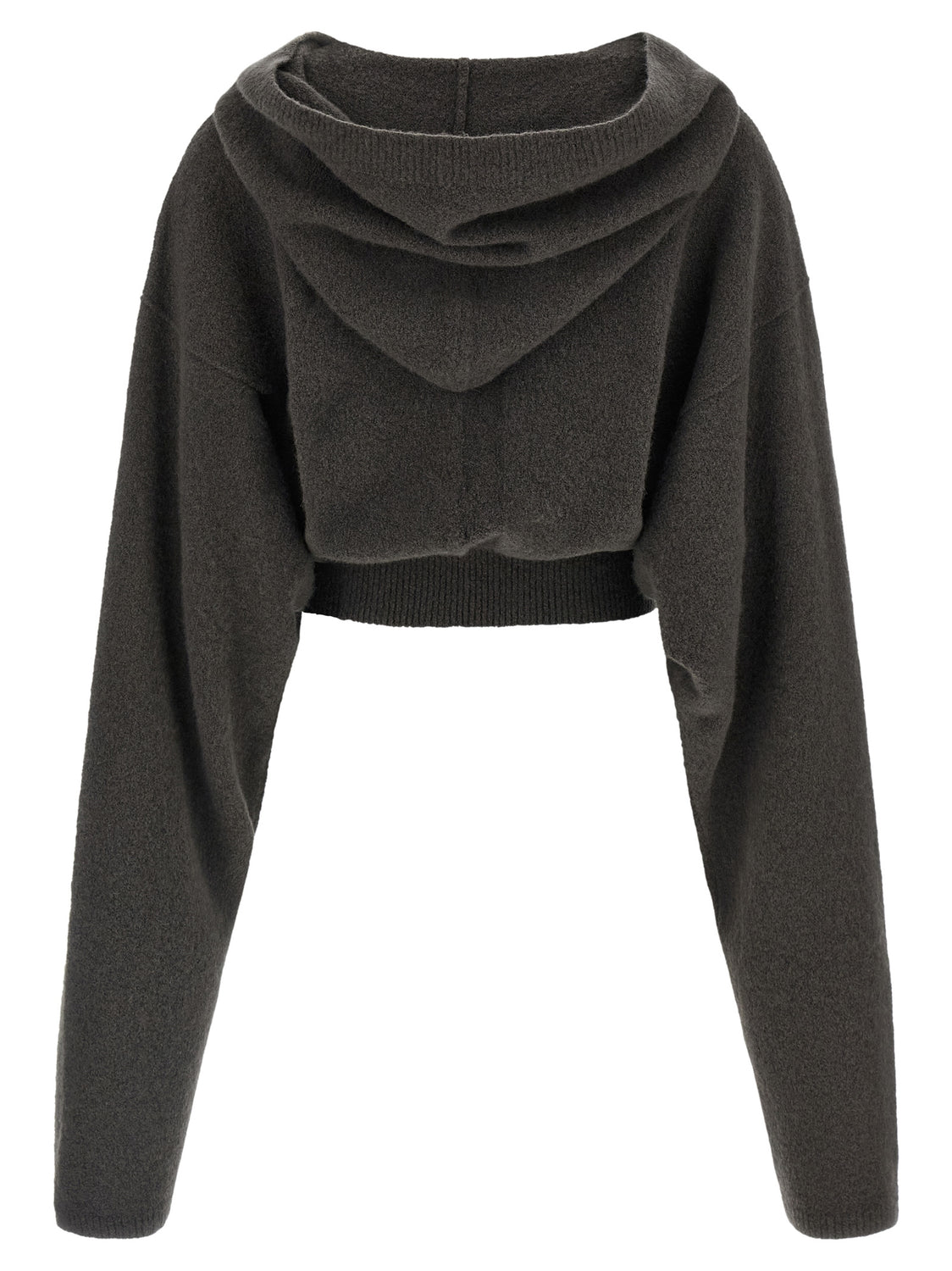 Gray Cashmere Hoodie