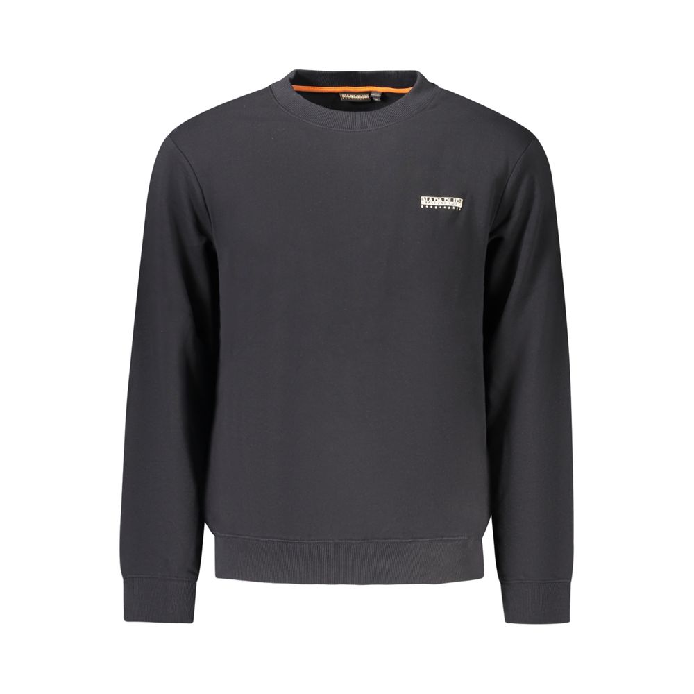 Black Cotton Men's Sweatshirt