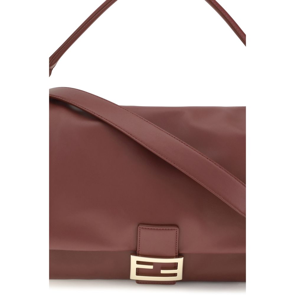 Bordeaux Calf Leather Bos Taurus Shoulder Bag