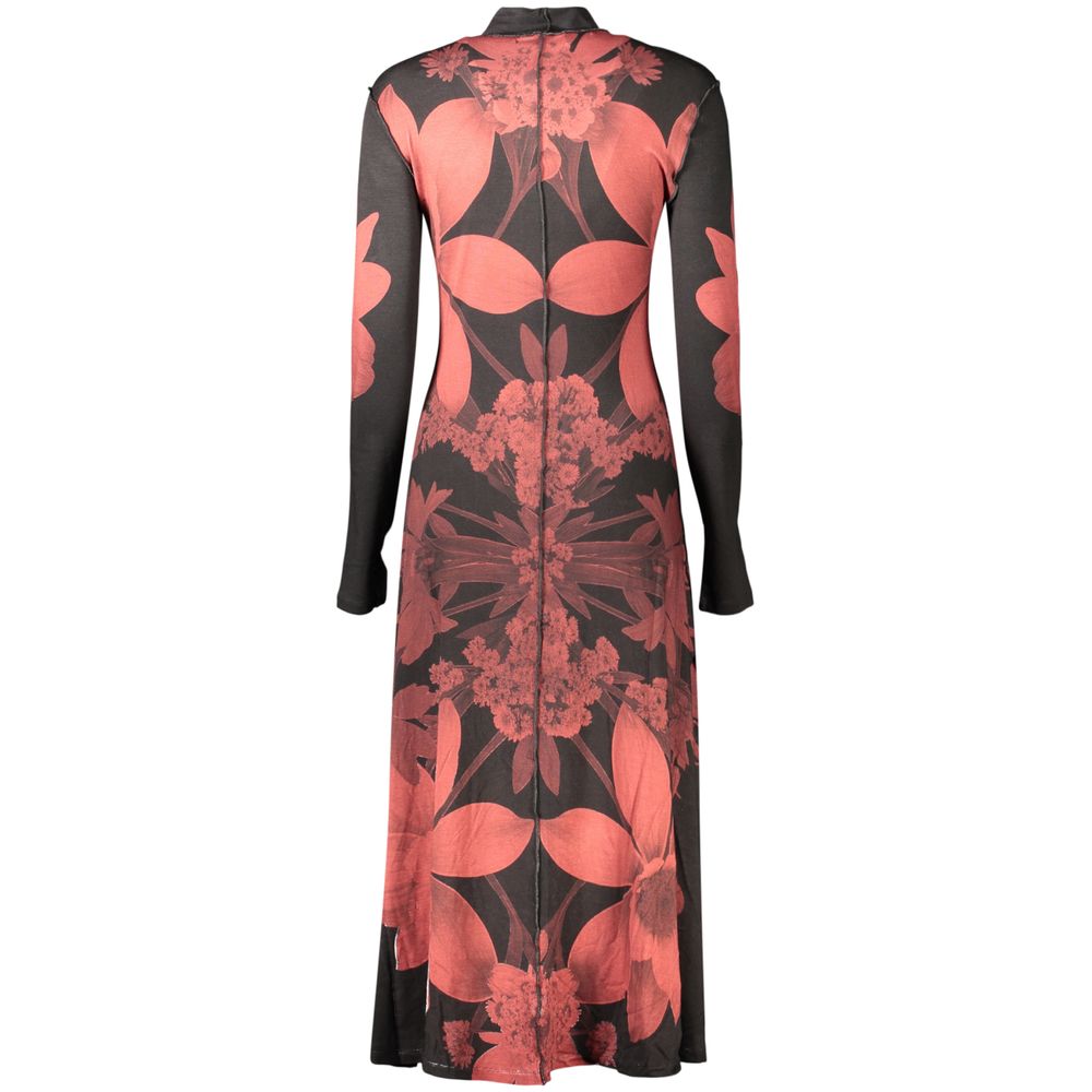Black Polyester Women's Dress